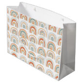 de heer Onederful Boho regenboogprik eerste verjaa Groot Cadeauzakje (Achterkant Gekanteld)