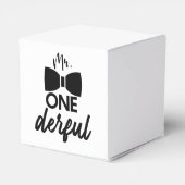 de heer ONEderful de heer Wonderful First 1st Birt Bedankdoosjes (Achterkant)