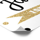 De heer Onederful eerjarig feest verwelkomd teken Poster (Hoek)