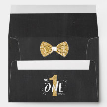 de heer Onederful Envelope Boy Black Gold