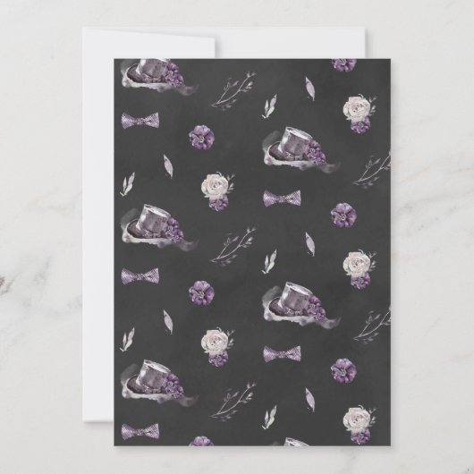 de heer Onederful | Gentleman Royal Birthday Kaart (Achterkant)