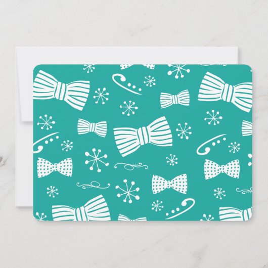 de heer Onederful Invitation Kaart (Achterkant)