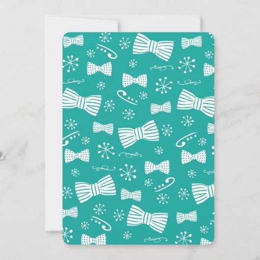 de heer Onederful Invitation Kaart (Achterkant)