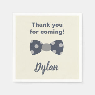 de heer Onederful marine en grijs boegboog stropda Servet