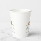 de heer Onederful Paper Cups Papieren Bekers (Links)