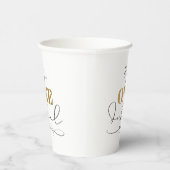 de heer Onederful Paper Cups Papieren Bekers (Rechts)
