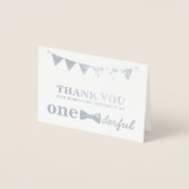 De heer Onederful Real Folie Dank u wel Kaarten (Voorkant)