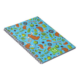 de heer Orlando Pattern Monogram Notitieboek