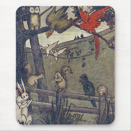 de heer Owl geeft een partij Muismat