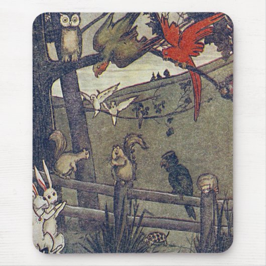 de heer Owl geeft een partij Muismat (Voorkant)