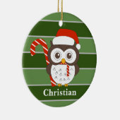 de heer Owl kerst Special Keramisch Ornament (Rechts)