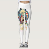 de heer panda voor president leggings (Voorkant)
