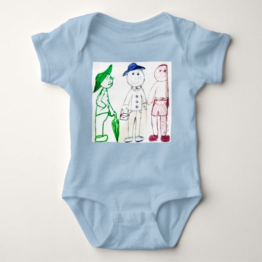 de heer Paraplu en zijn twee vrienden Romper (Voorkant)