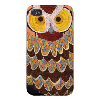 de heer Pattern Owl iphone 4 iPhone 4 Hoesje