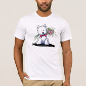 de heer Pawfect Westie T-shirt (Voorkant)
