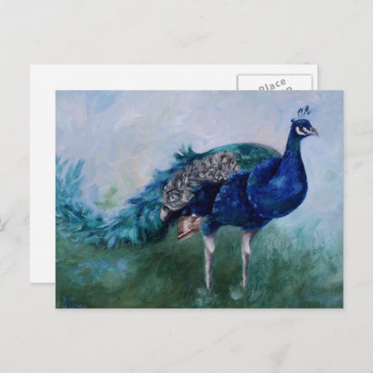 de heer Peacock Briefkaart (Voorkant / Achterkant)