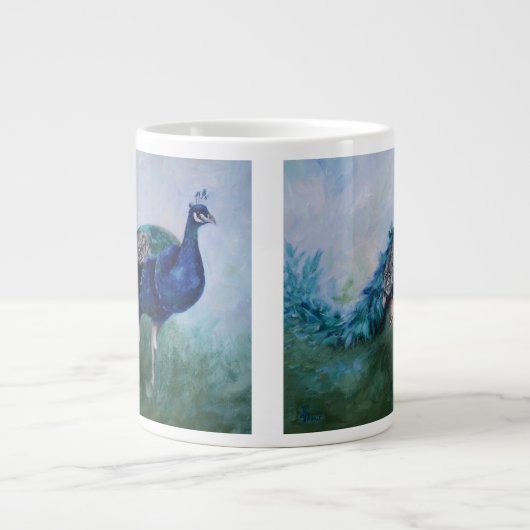 de heer Peacock Grote Koffiekop (Voorkant)