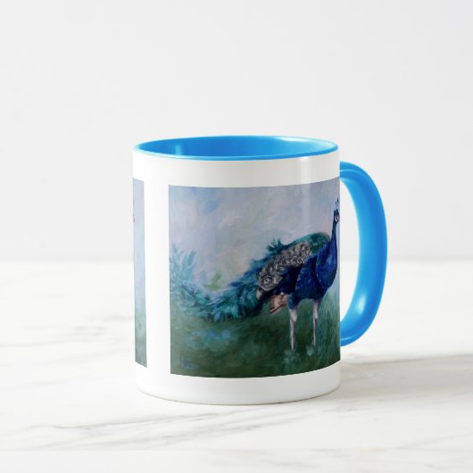 de heer Peacock Mok (Voorkant rechts)