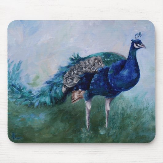 de heer Peacock Mousepad Muismat (Voorkant)