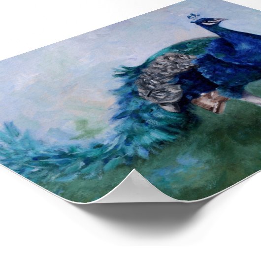 de heer Peacock Poster (Hoek)