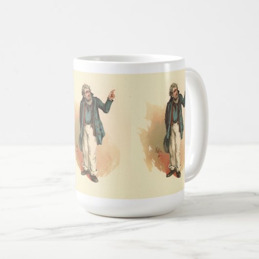 De heer Peggotty van Kyd - Dickens' David Copperfi Koffiemok (Voorkant rechts)