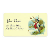 DE HEER PELICAN VIST, crème Etiket (Voorkant)