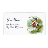 DE HEER PELICAN VIST ETIKET (Voorkant)