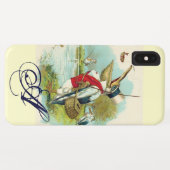 DE HEER PELICAN VIST MONOGRAM, room Case-Mate iPhone Case (Achterkant (horizontaal))