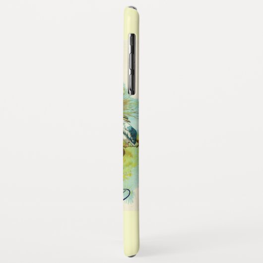 DE HEER PELICAN VIST MONOGRAM, room Case-Mate iPhone Case (Achterkant/links)