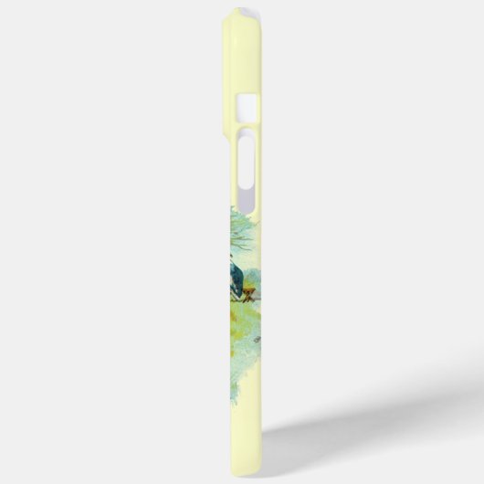 DE HEER PELICAN VIST MONOGRAM, room Case-Mate iPhone Case (Achterkant / Links)