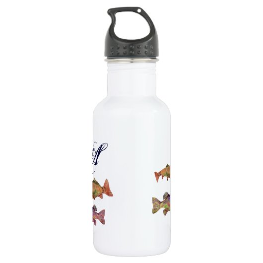 DE HEER PELICAN VIST MONOGRAM WATERFLES  (Achterkant)