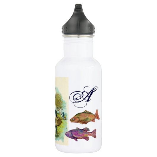 DE HEER PELICAN VIST MONOGRAM WATERFLES (Rechts)