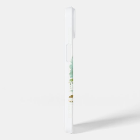 DE HEER PELICAN VIST MONOGRAM, wit Case-Mate iPhone Case (Achterkant / Rechts)