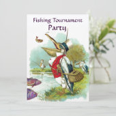 DE HEER PELICAN VIST OVERNAMEPARTIJ KAART (Staand voorkant)