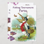 DE HEER PELICAN VIST OVERNAMEPARTIJ KAART (Voorkant / Achterkant)