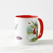 DE HEER PELICAN VIST TROUTS MONOGRAM Fishing Mok (Voorkant rechts)