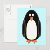 de heer Penguin Briefkaart (Voorkant / Achterkant)