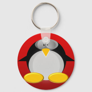 De heer Penguin heeft uw sleutels Sleutelhanger