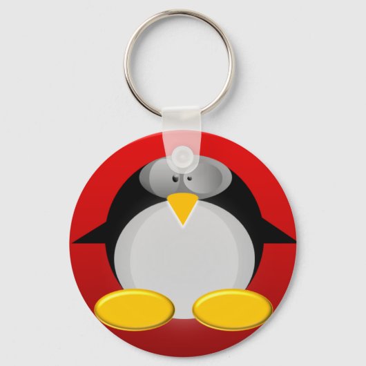 De heer Penguin heeft uw sleutels Sleutelhanger (Voorkant)