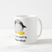De heer Penguin houdt van koffie Koffiemok (Voorkant rechts)