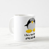 De heer Penguin houdt van koffie Koffiemok (Voorkant links)