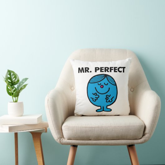 De Heer Perfect | Rustig tevreden Kussen (Stoel)