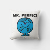 De Heer Perfect | Rustig tevreden Kussen (Voorkant)