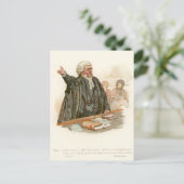 De heer Perker van Pickwick Papers Briefkaart (Staand voorkant)