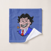 de heer persoonlijkheid bad handdoek (Wasdoekje)