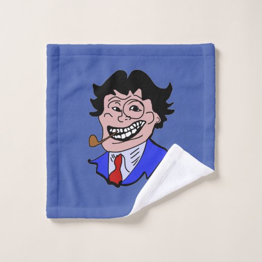 de heer persoonlijkheid bad handdoek (Wasdoekje)