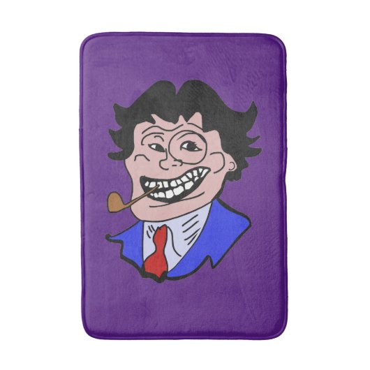 de heer persoonlijkheid badmat (Voorkant Verticaal)