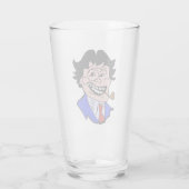 de heer persoonlijkheid glas (Achterkant)