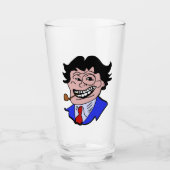 de heer persoonlijkheid glas (Voorkant)