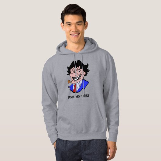 de heer persoonlijkheid hoodie (Voorkant volledig)